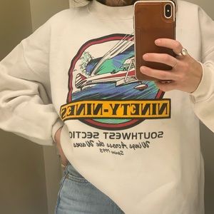Vintage Airline Pullover Sweatshirt